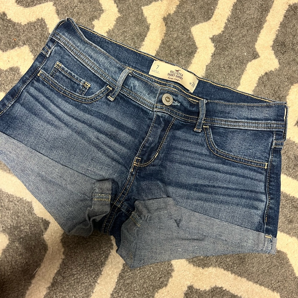 hollister denim shorts